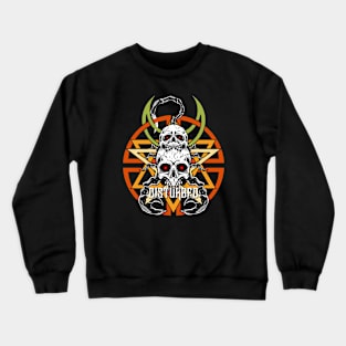 scorpiskulls disturbed Crewneck Sweatshirt